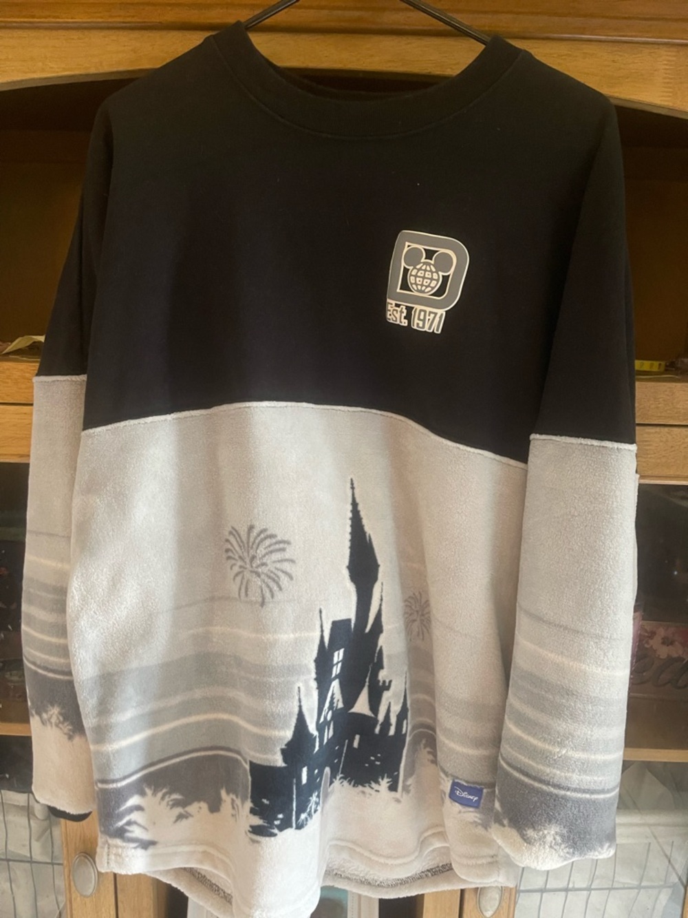 Disney Plush Castle Spirit Jersey  - Gray & Black